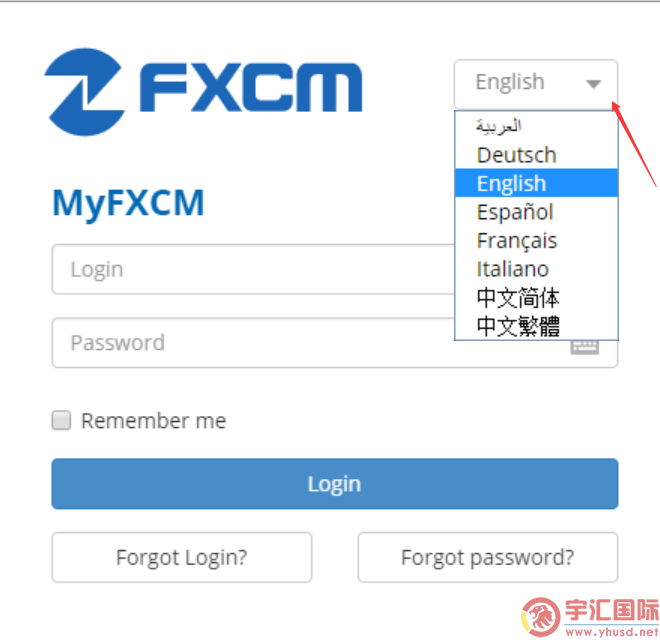 FXCM福汇MYFXCM个人后台登录地址 - fxcm福汇宇汇国际图片 - yuhuifx.net